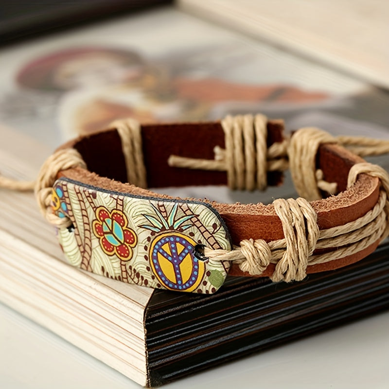 Retro Style Unisex Hemp Rope Braided Bracelet