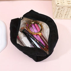 Flower Pattern Pencil Case Cosmetic Storage Bag Multifunctional Bag