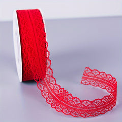 1roll Lace Ribbon Baking Cake Decoration Ribbon Gift Satin Ribbon