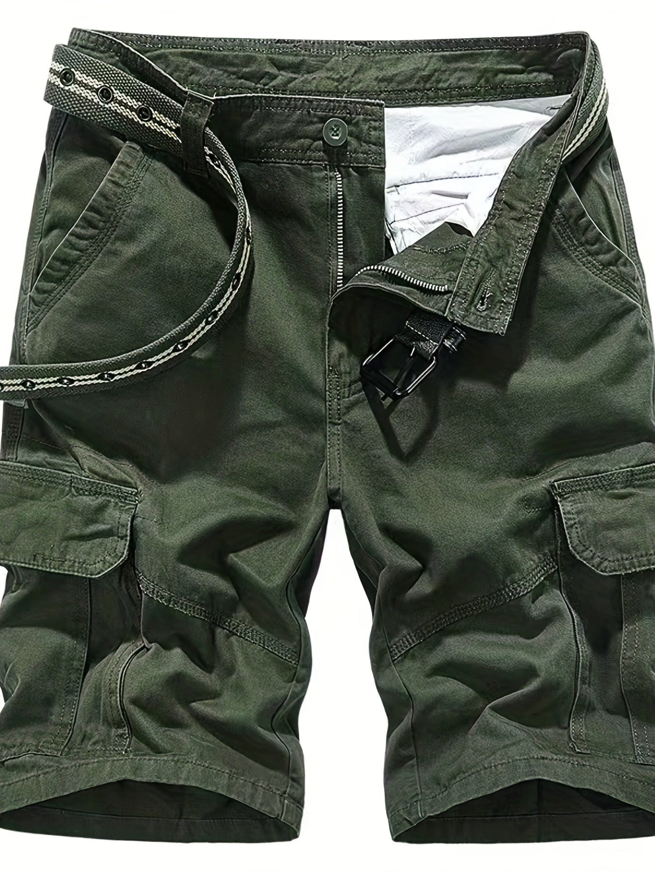 Men's Cotton Cargo Shorts for Summer