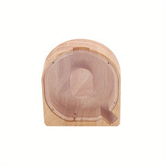 Wooden Piggy Bank DIY Coin Jar For Kids Birthday Gift & Decor