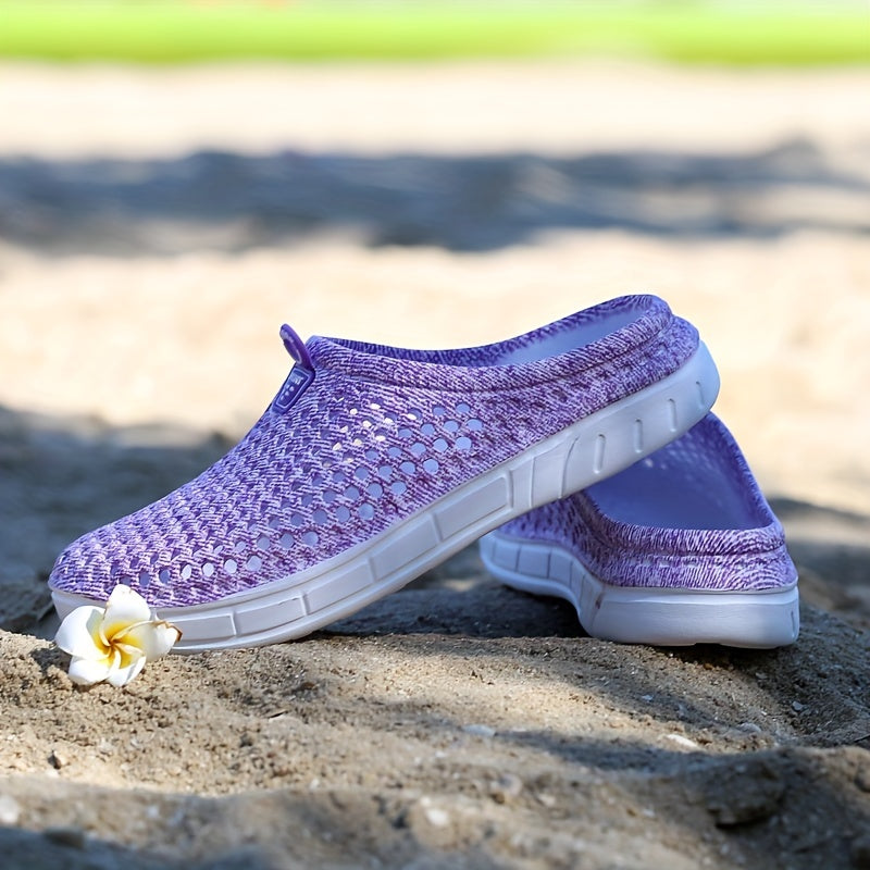 Women's Scroll Pattern Beach Slippers Quick Drying Casual Shoes