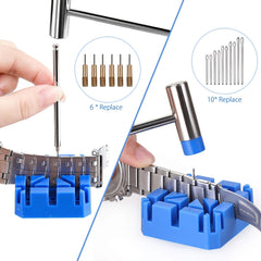Watch Band Tool Kit for Strap Adjustment and Replacement with Link Removal Tool