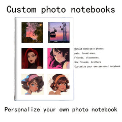 Custom A5 Photo Cover Notebook Personalized with Pictures and Pet Images