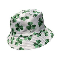 Leaf Print Bucket Hat Unisex Hip Hop Fisherman Cap Lightweight Travel Beach