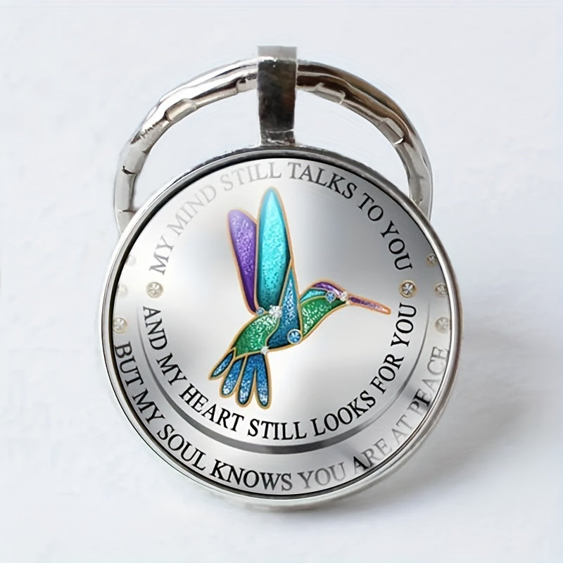 Vintage Bird Keychain Necklace Bag Charm Accessory