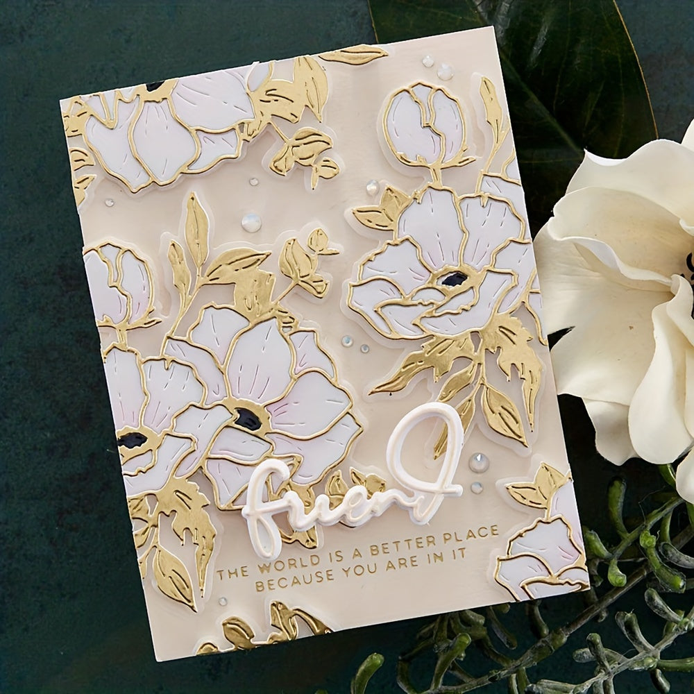 Metal Cutting Dies Flower Stencils Leaves Fall DIY Craft Decoration