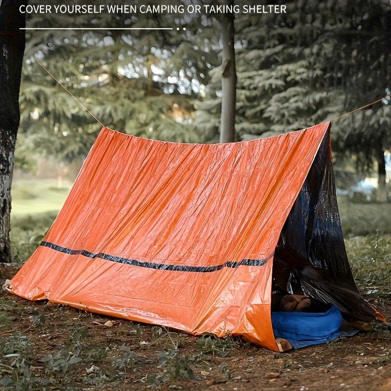 Portable Emergency Relief Tent Camping Sleeping Bag Warm Blanket