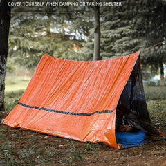Portable Emergency Relief Tent Camping Sleeping Bag Warm Blanket