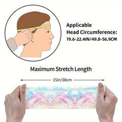 Tie Dye Headband for Sports & Casual Wear - Thanksgiving & Halloween