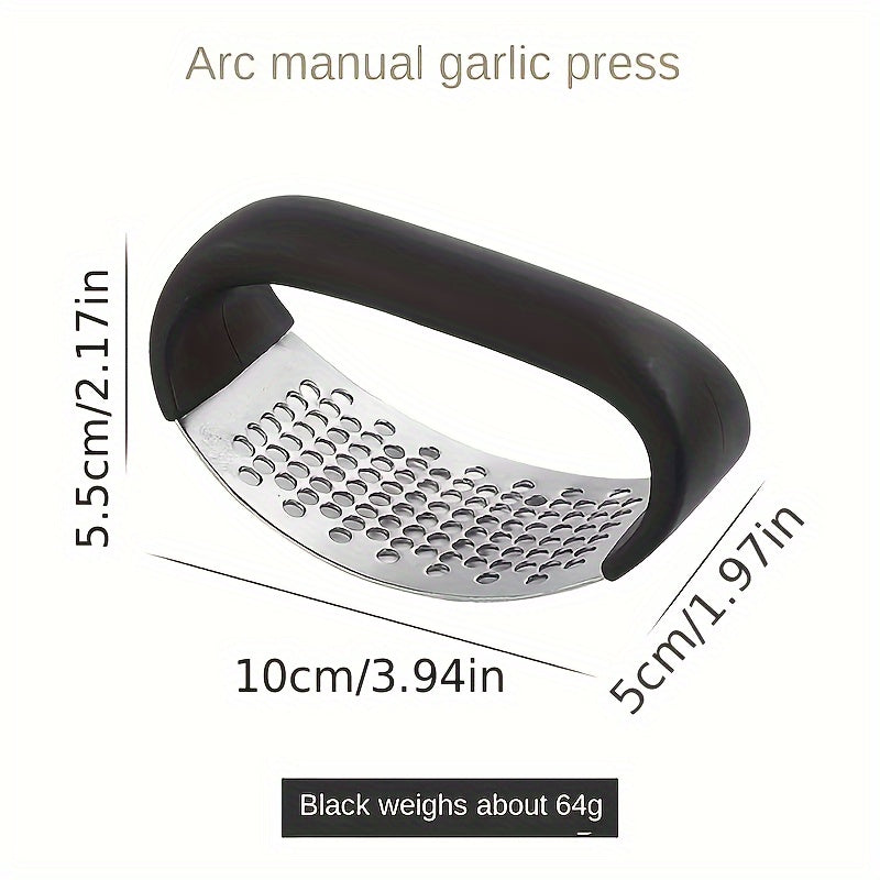 Stainless Steel Manual Garlic Crusher Vegetable Cutter