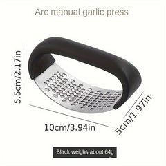 Stainless Steel Manual Garlic Crusher Vegetable Cutter