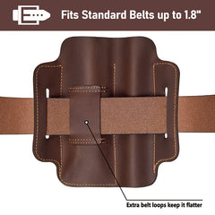 Leather Tool Case Pouch for Outdoor Camping