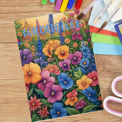Flower and Plant Coloring Book for Adults