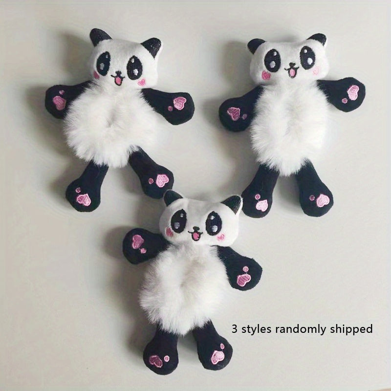 Velvet Hair Scrunchies Elastic Rubber Bands Plush Animal Ponytail Hair Accessori