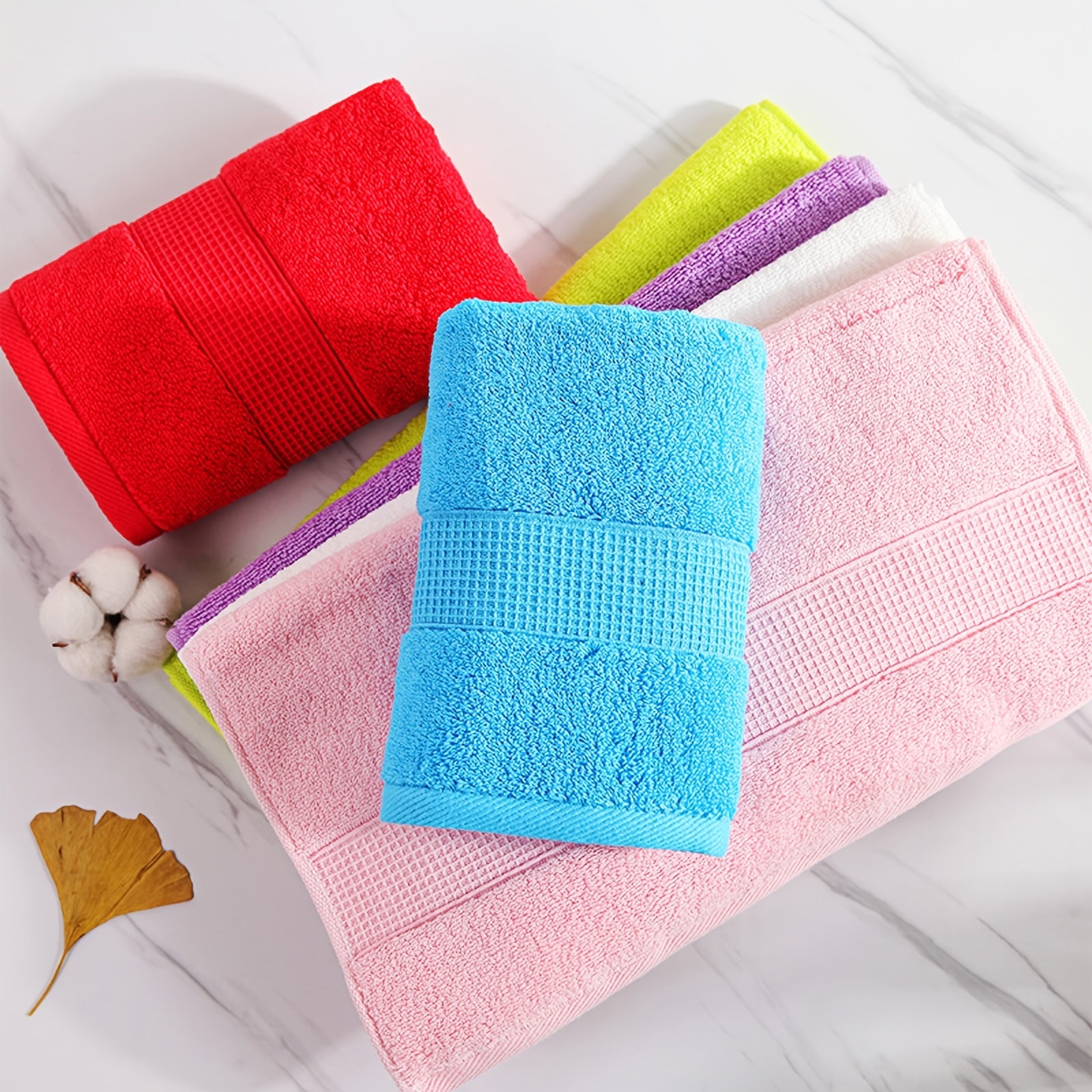4pcs Cotton Hand Towel Set Ultra Soft & Absorbent 33x72.9cm