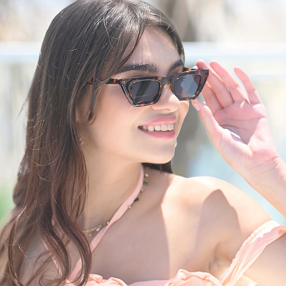 Cat Eye Sunglasses Retro Classic UV400 Sun Shades for Beach Vacation