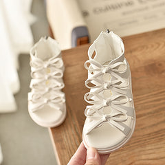 Bowknot Open Toe Sandals for Girls Lightweight Sandals
