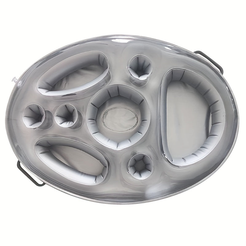 Inflatable Pool Drink & Food Tray: Keep Refreshments Handy While You Swim