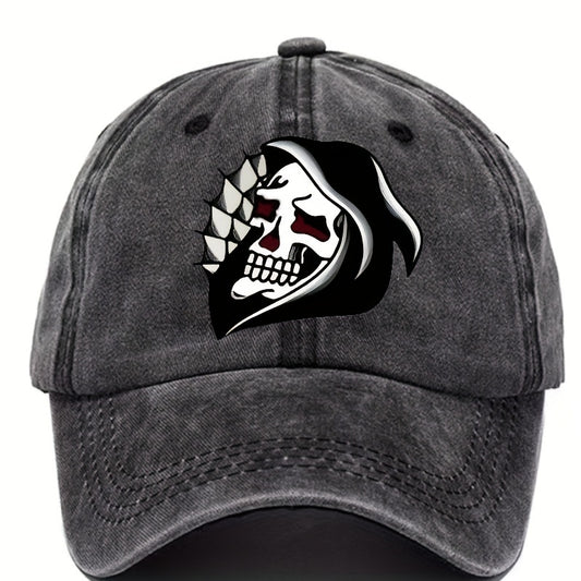 Skull Pattern Baseball Cap Sun Protection Outdoor Fishing Hiking