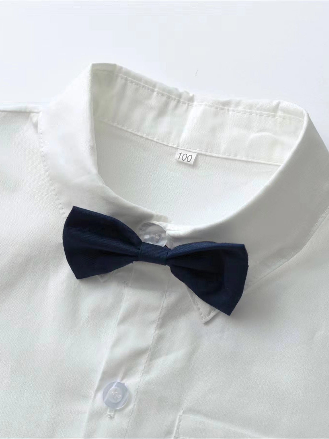 Boys Long Sleeve Shirt with Bowtie