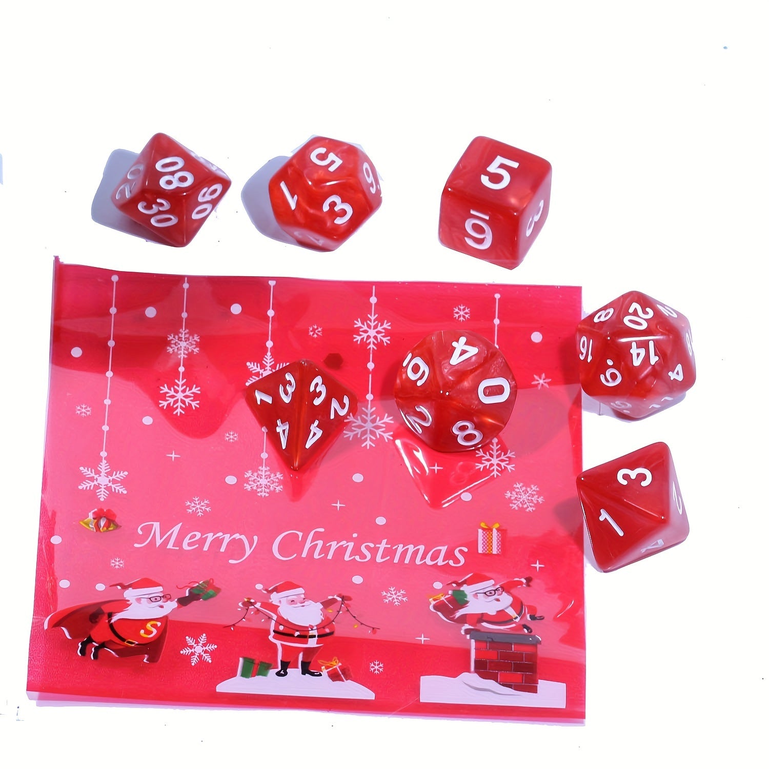 7pcs Polyhedral Dice For Role Playing Games With Gift Bag