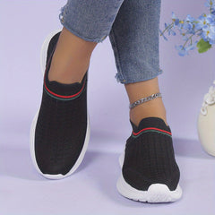 Women's Breathable Slip-On Sneakers Casual Outdoor Shoes Lightweight