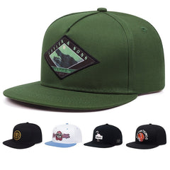 Unisex Breathable Baseball Cap With Dinosaur Stickers