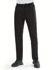 Men's Warm Plush Sweatpants for Autumn Winter