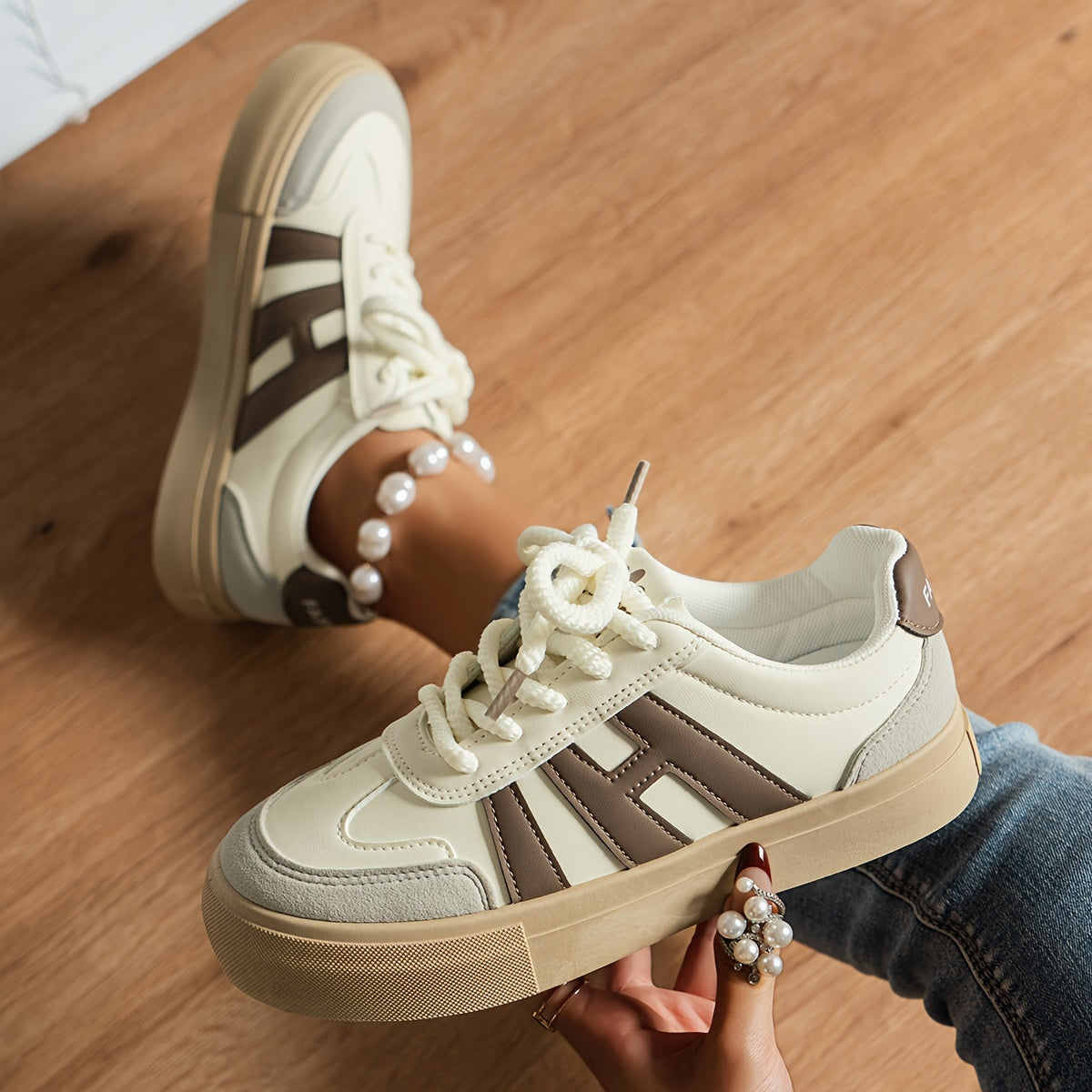 Women's Chunky Sneakers Heighten Casual Breathable Running Shoes
