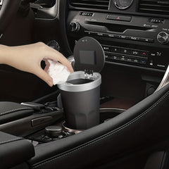 Car Cup Holder Trash Can Car Garbage Can with Aromathe
