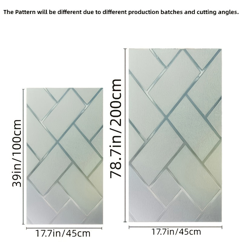 Privacy Film Static Cling Frosted Glass No Glue Sun Blocking