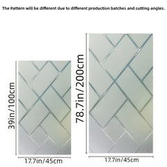 Privacy Film Static Cling Frosted Glass No Glue Sun Blocking
