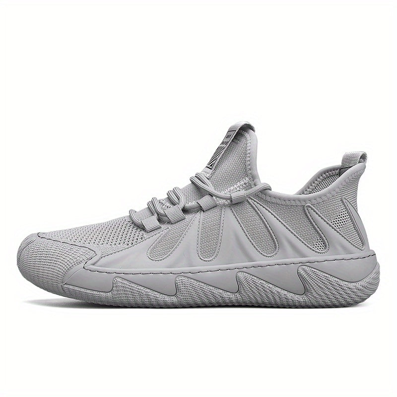 Men's Breathable Lace up Walking Shoes Outdoor Anti-Skid Sneakers