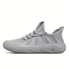 Men's Breathable Lace up Walking Shoes Outdoor Anti-Skid Sneakers