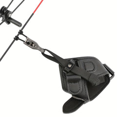 Adjustable Archery Compound Bow Release Aid Trigger w/ Buckle Strap