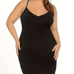 V Neck Summer Mini Cami Dress