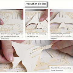 3D Animal Puzzle Craft Model Toy - Educational and Entertaining