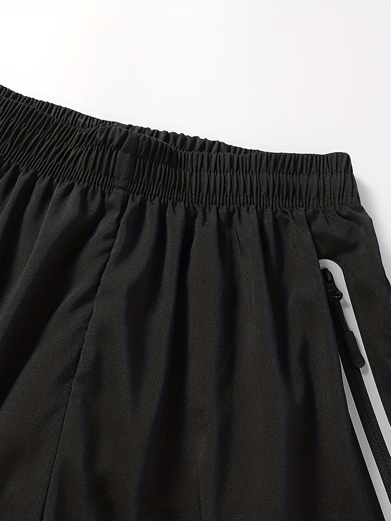 Men's Zipper Pocket Shorts for Outdoor Summer Activities