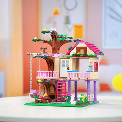 504pcs Friends City Tree House Building Blocks Set with Figures Garden DIY Toys