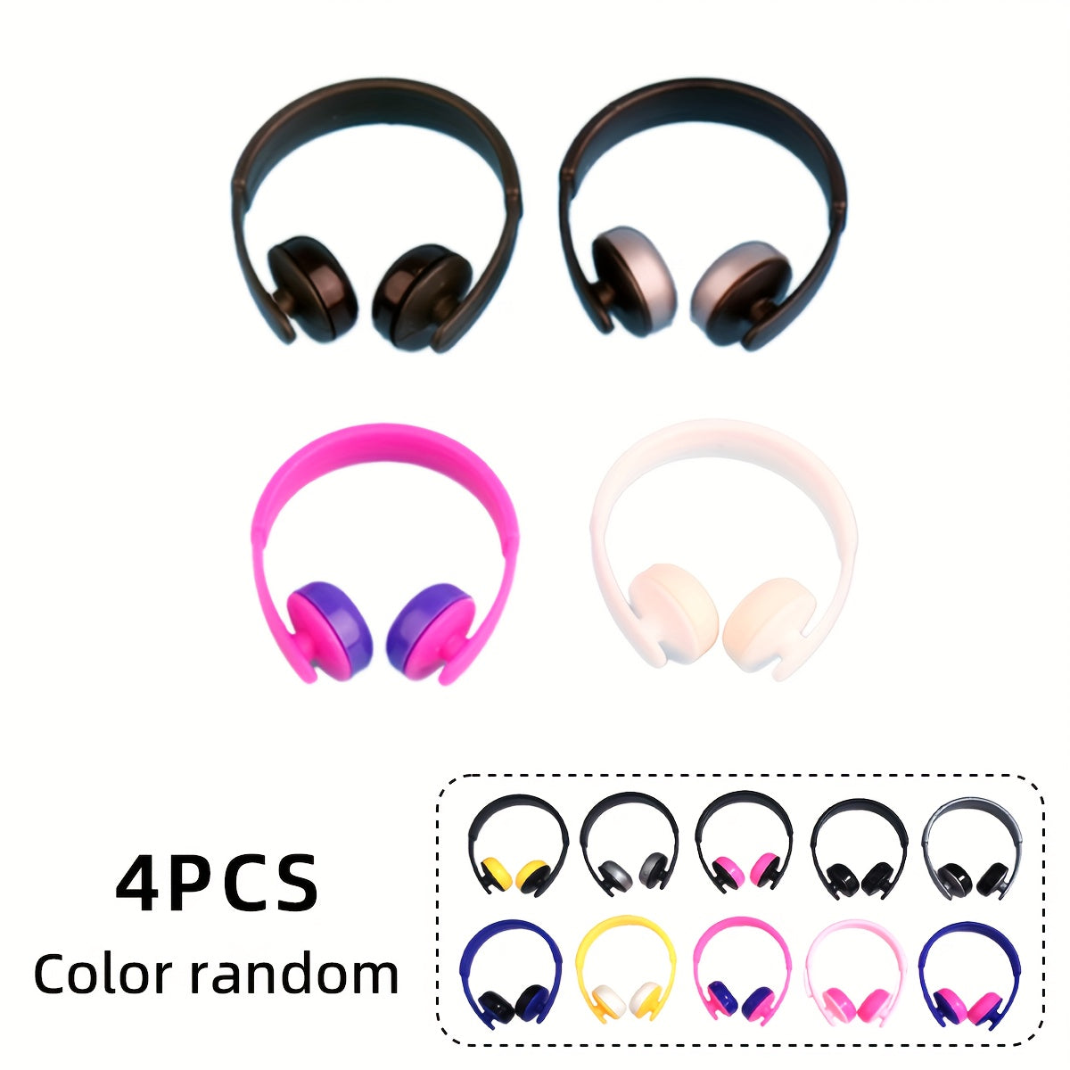 Dollhouse Wireless Earphones Colorful Headphones