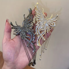 Metal Butterfly Hair Clip Large Headwear Hair Accessories