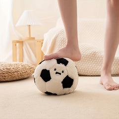 Football Plush Stuffed Ball Pillow Soft Plush Ball Durable Gift