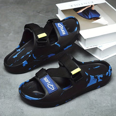 Men's Camo Platform Slides - Non Slip Comfort - Indoor/Outdoor