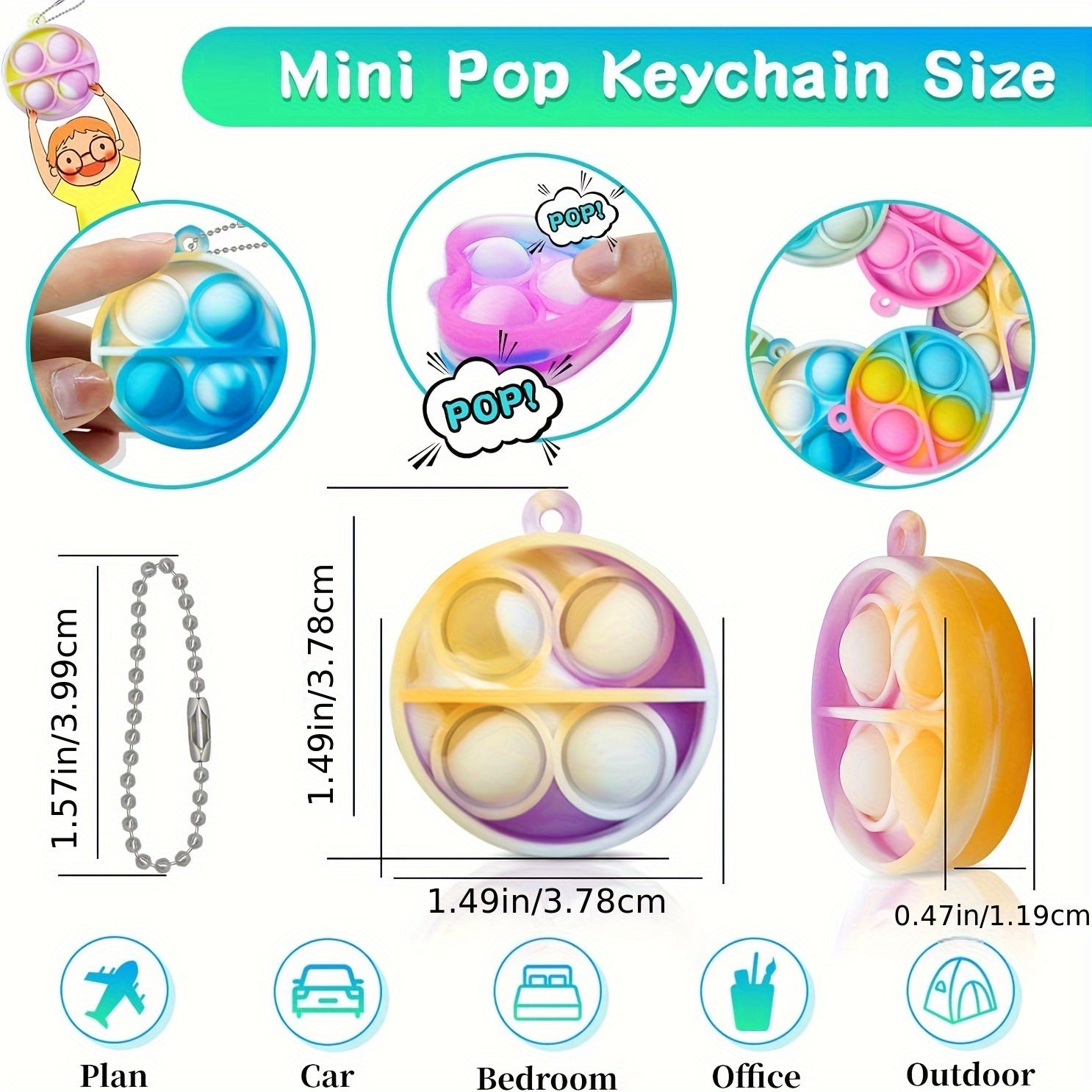 Fidget Toys Set Sensory Party Favors for Boy Girl Adults Autism Stress Relief