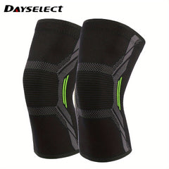 2pcs Knitted Running Knee Pads Leg Warmers Elastic Support