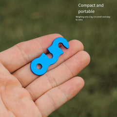 10pcs Outdoor Camping Aluminum Alloy Parachute Buckles Tent Rope Adjuster