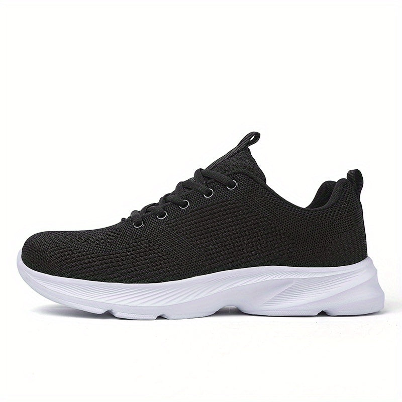 Men's Knit Breathable Running Shoes Outdoor Athletic Sneakers