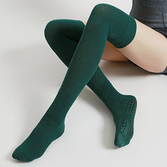 Professional Yoga Socks Over The Knee Warm Winter Stockings