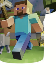 Boys 3D Building Block Printed Stylish T-shirt - Outdoor Casual Tees